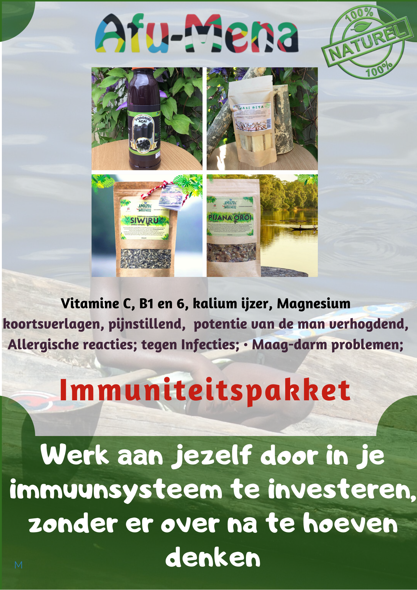 Regenwoudpakket – Kruidenthee & podosiri