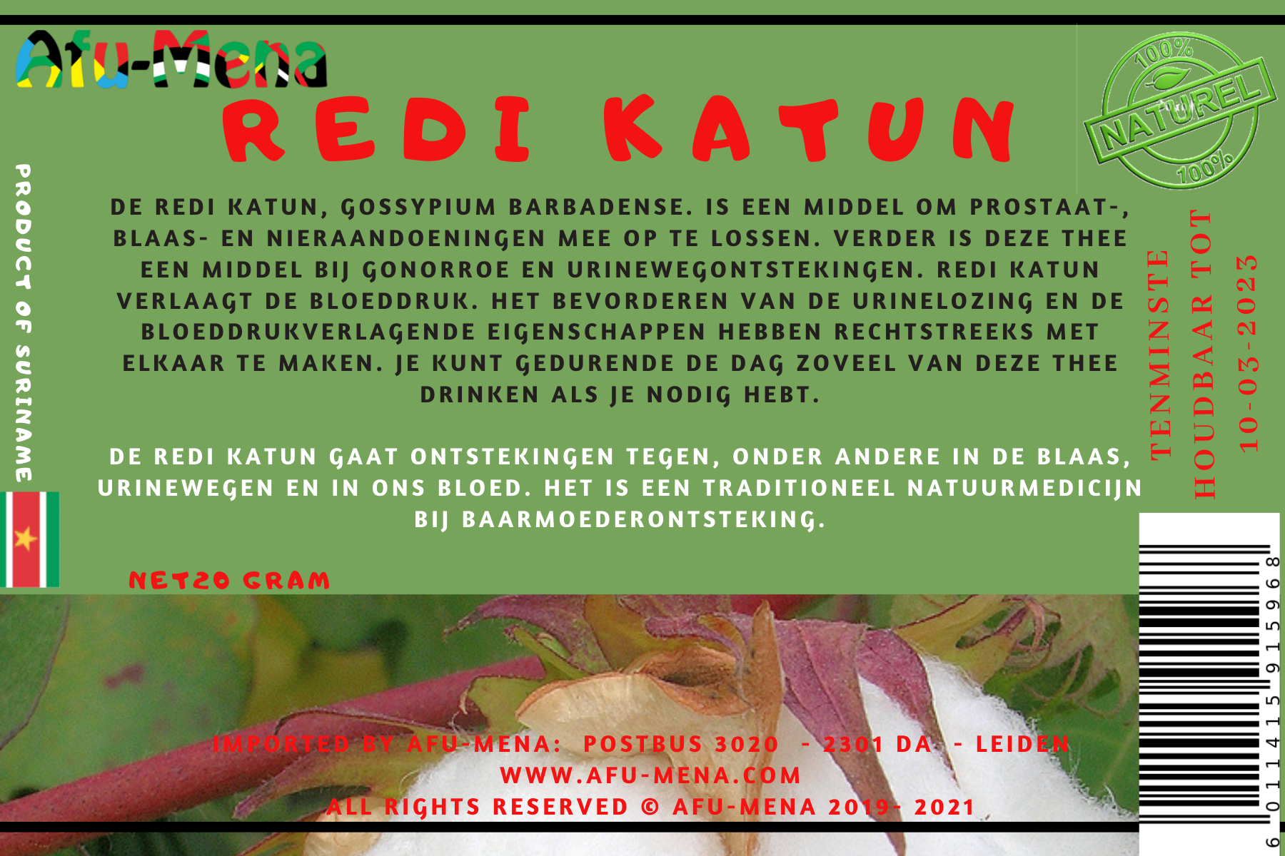 Redi Katun, Boszuurzak & Busi Kondee – Surinaamse kruidenthee